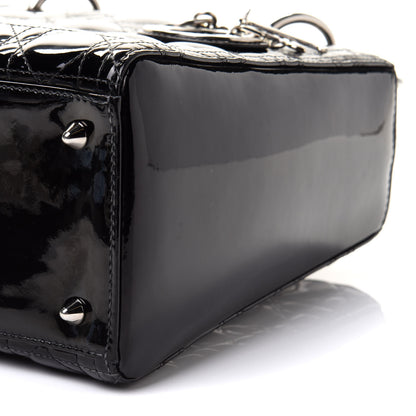 Christian Dior Patent Cannage Medium Lady Dior Black 10 of 10