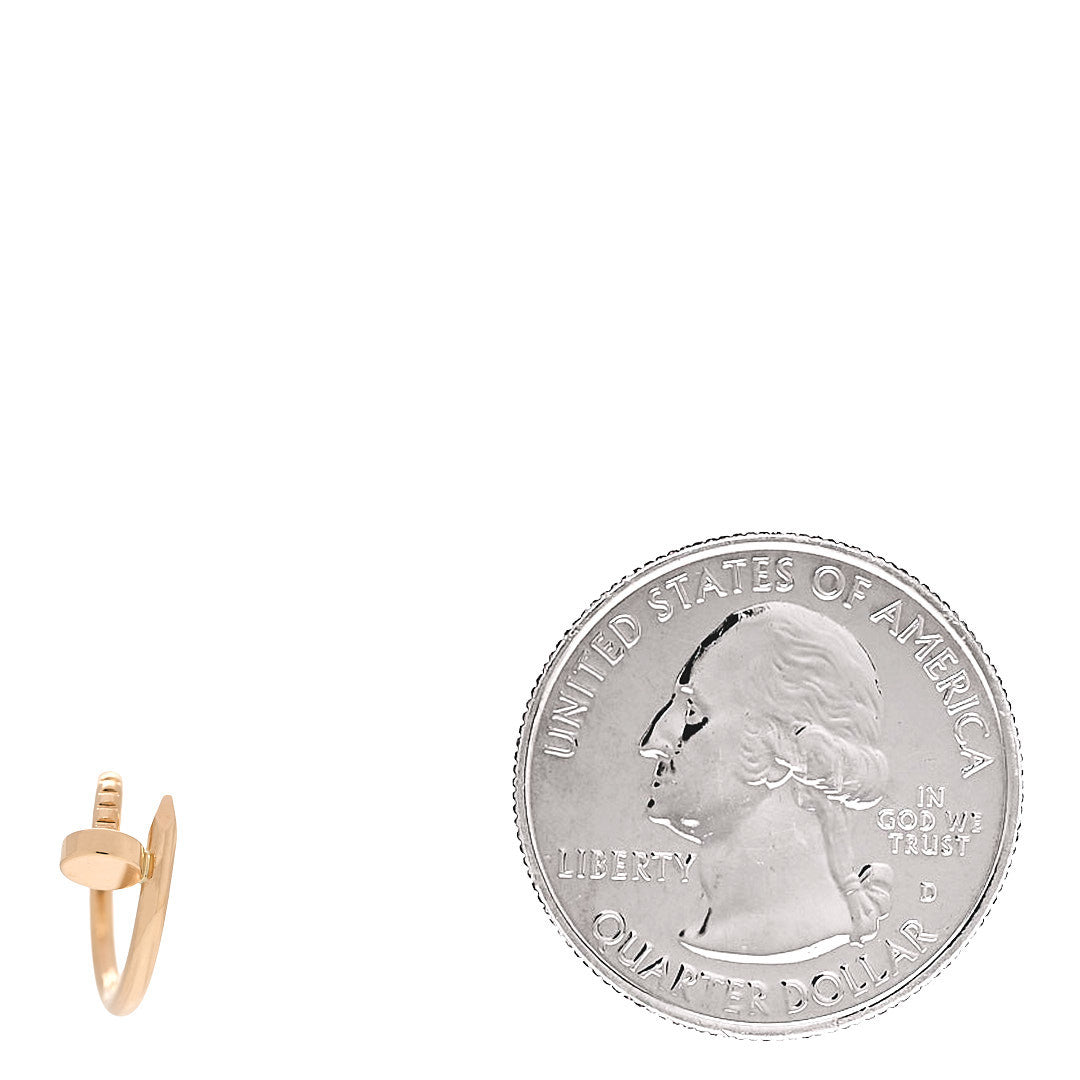 18K Yellow Gold Juste Un Clou Single Hoop Earring