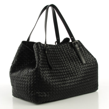 Bottega Veneta Nappa Intrecciato Large Seamless Tote Nero Black 3 of 8