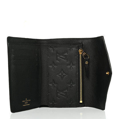 Louis Vuitton Empreinte Compact Curieuse Wallet Black 4 of 6