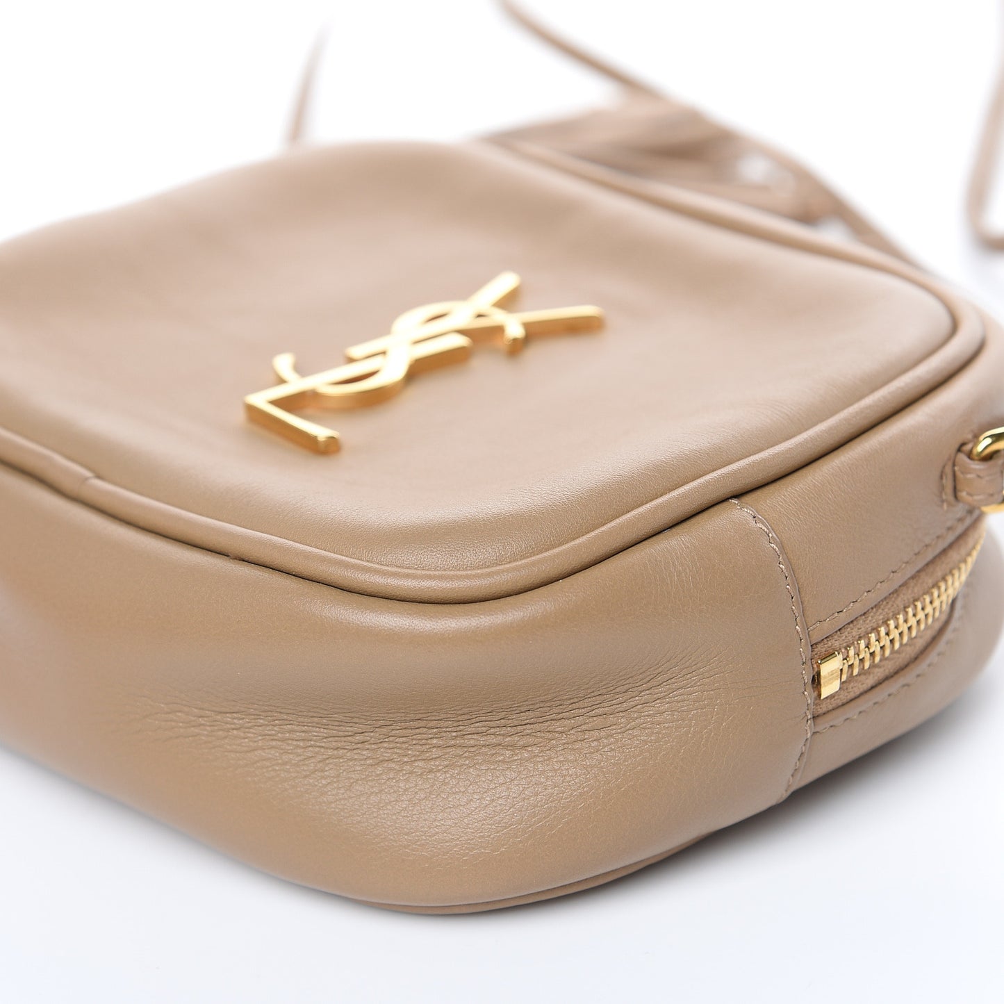 Nappa Monogram Blogger Bag Deep Beige
