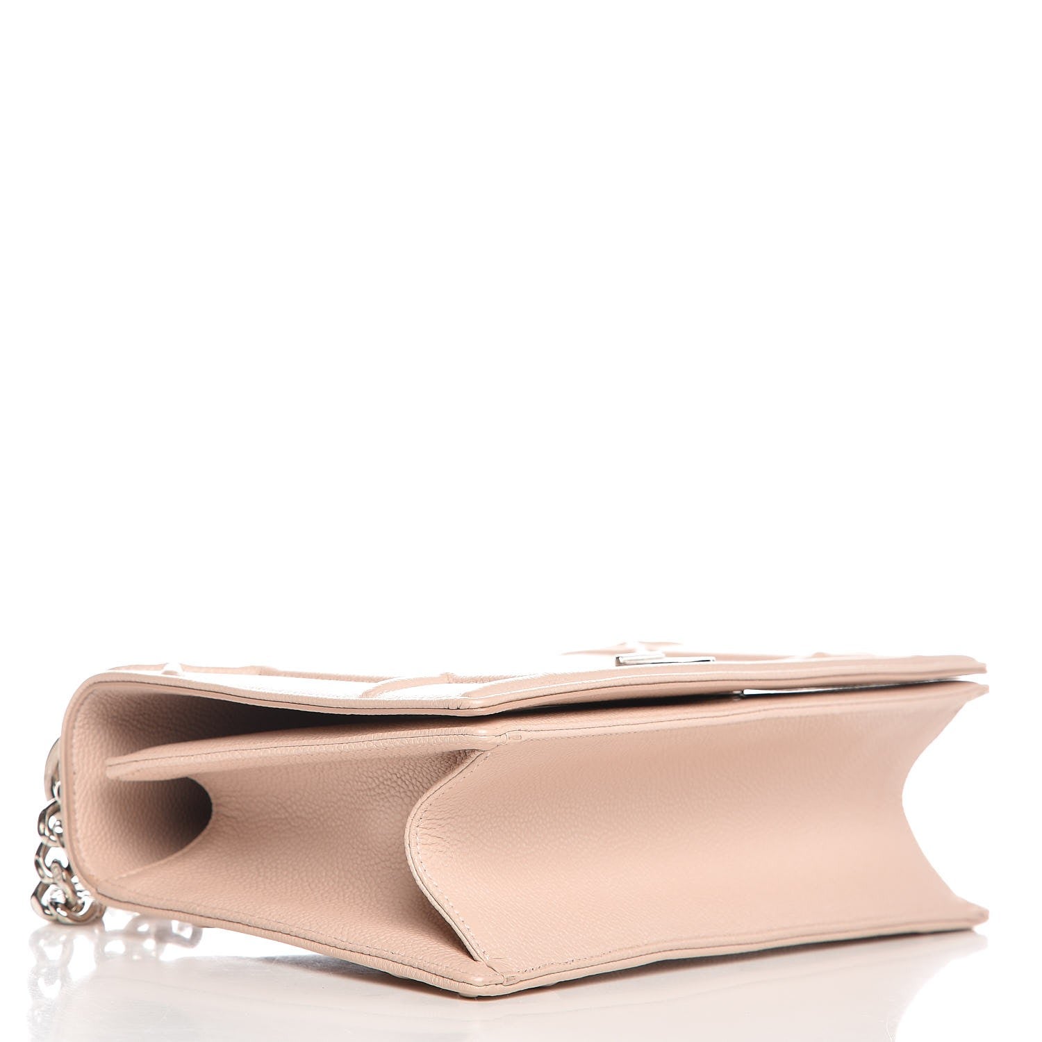 Christian Dior Grained Calfskin Medium Diorama Flap Bag Nude 4 of 6