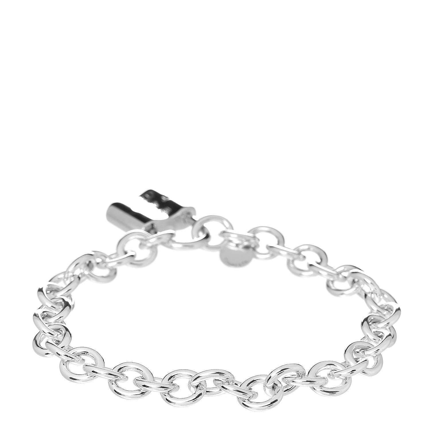 Tiffany Sterling Silver 1837 Lock Charm Bracelet 3 of 4