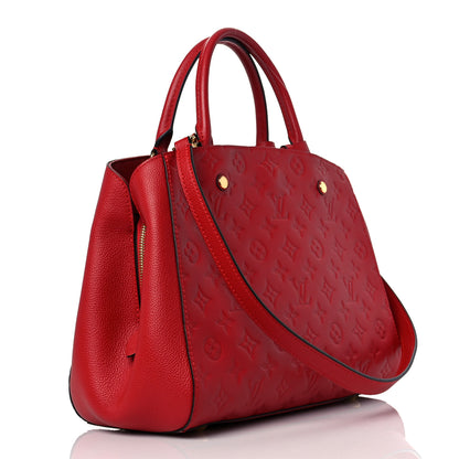Louis Vuitton Empreinte Montaigne MM Cherry 3 of 8