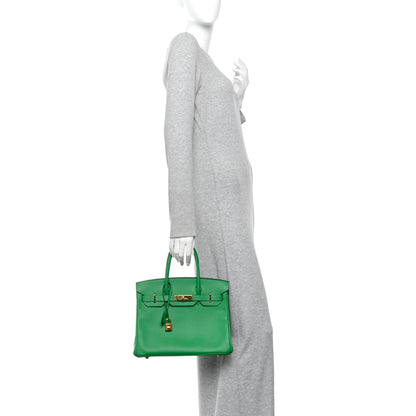 Hermes Epsom Birkin 30 Bambou 2 of 11
