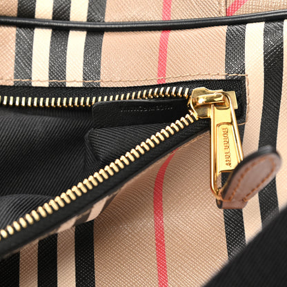 Burberry E-Canvas Icon Stripe Sonny Bum Bag Archive Beige 7 of 13