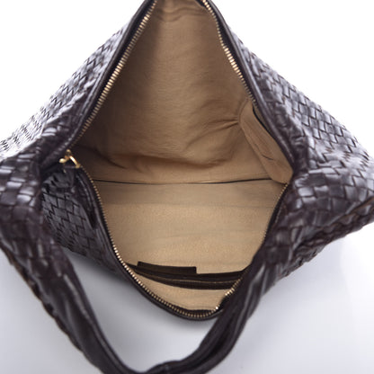 Bottega Veneta Nappa Intrecciato Large Veneta Hobo Ebano 5 of 12
