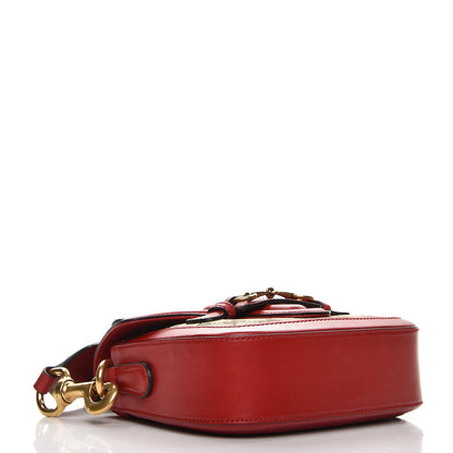 Gucci Monogram Ruinart Calfskin Small Lady Web Shoulder Bag Beige Ebony Hibiscus Red 4 of 8