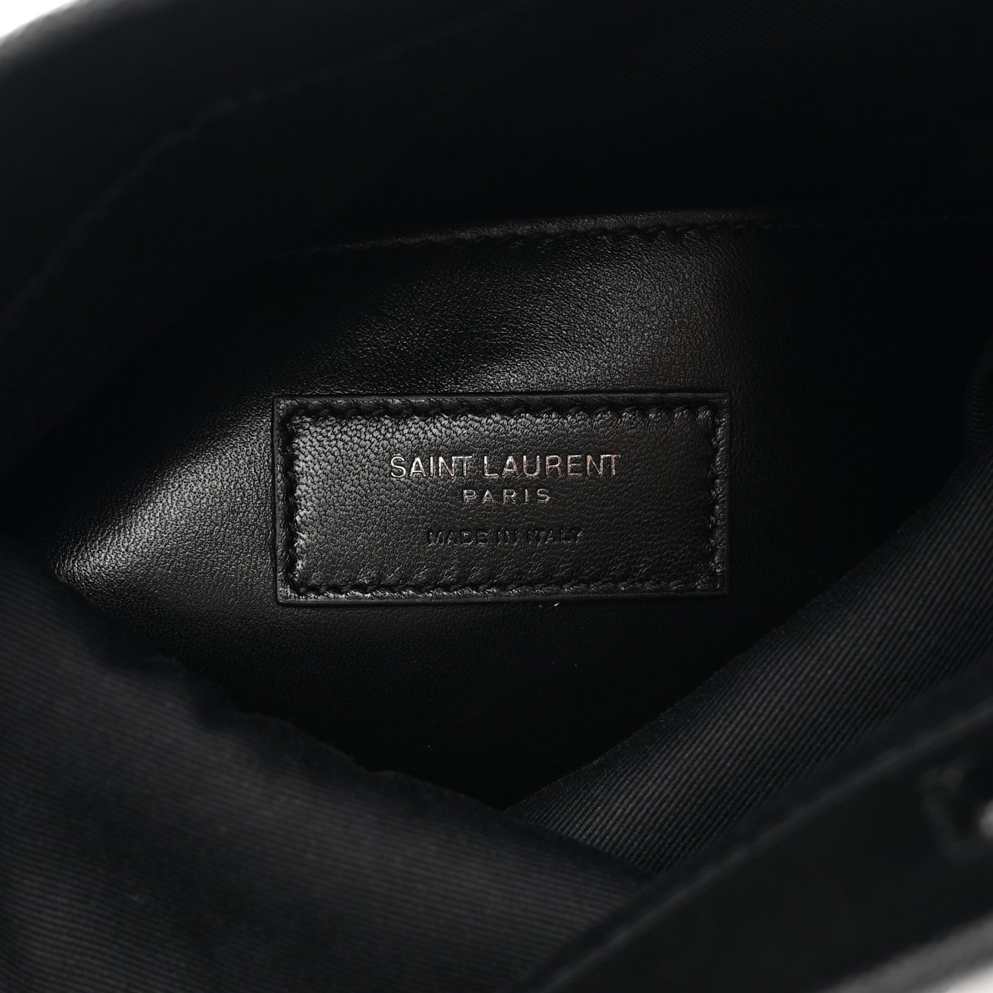 Grain De Poudre West Hollywood Monogram Fold Over Clutch Black