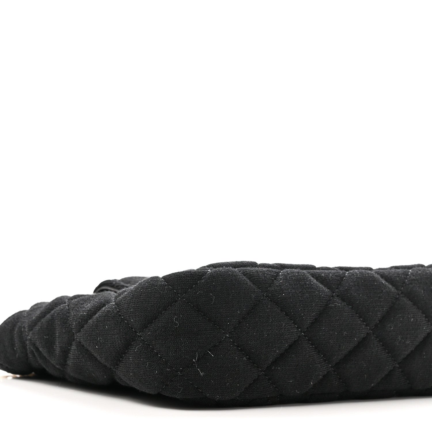 Chanel Jersey Quilted Small Wavy CC Hobo Black 9 of 11