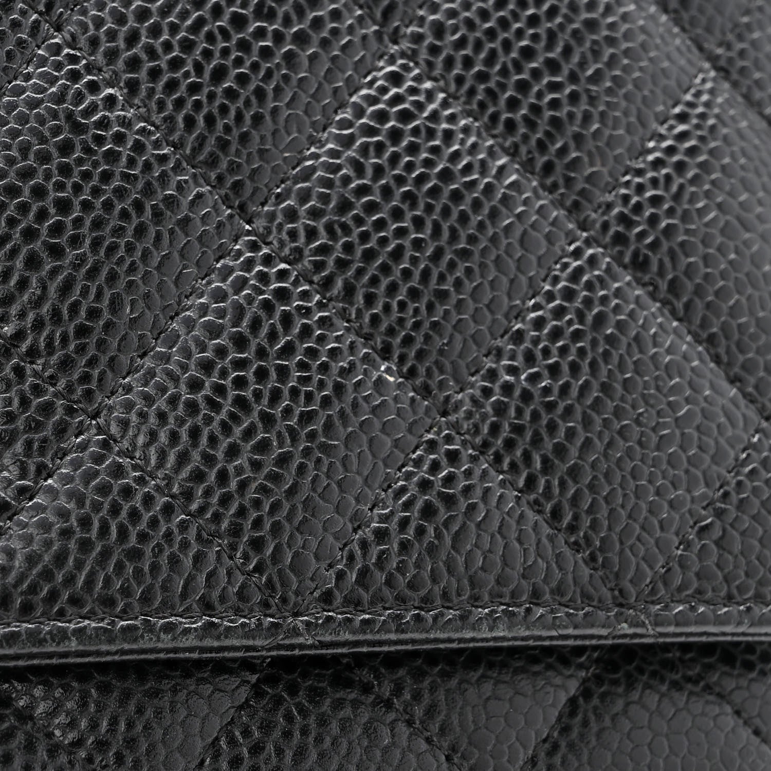 Chanel Caviar Quilted Wallet On Chain WOC Black 13 of 13