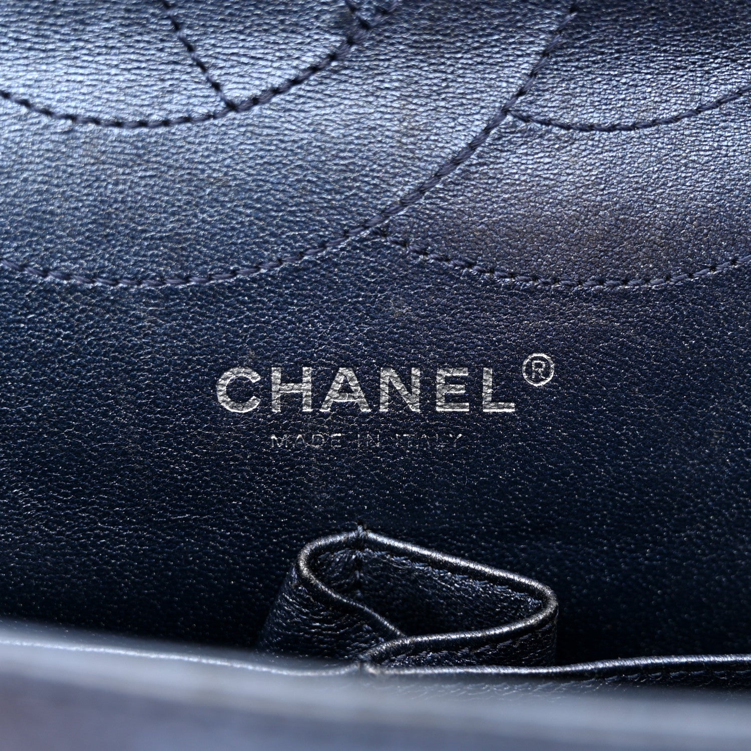 Chanel Metallic Aged Calfskin Quilted 2.55 Reissue 228 Flap Blue 6 of 13