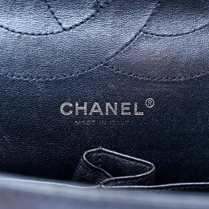 Chanel Metallic Aged Calfskin Quilted 2.55 Reissue 228 Flap Blue 6 of 13