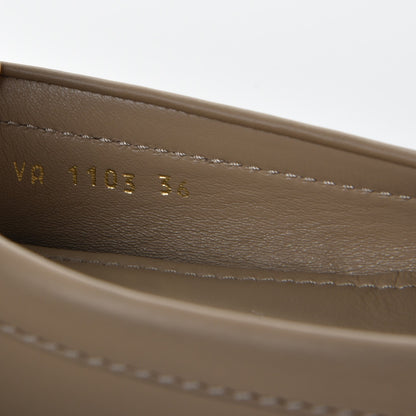 Louis Vuitton Calfskin Oxford Loafers 36 Beige White 7 of 8