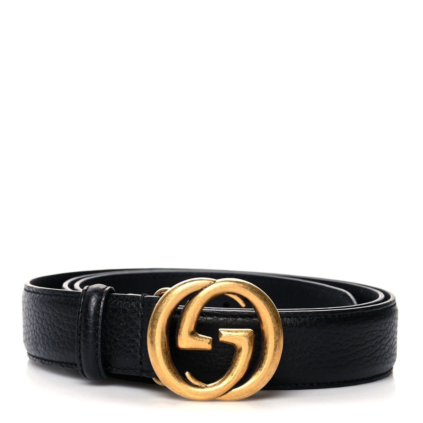 Calfskin Mens Interlocking G Belt 95 38 Black