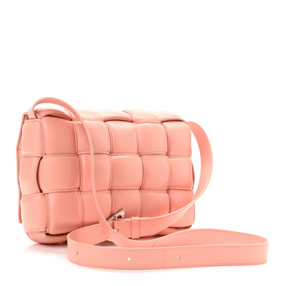 Bottega Veneta Nappa Maxi Intreccio Padded Cassette Crossbody Bag Peachy 4 of 10
