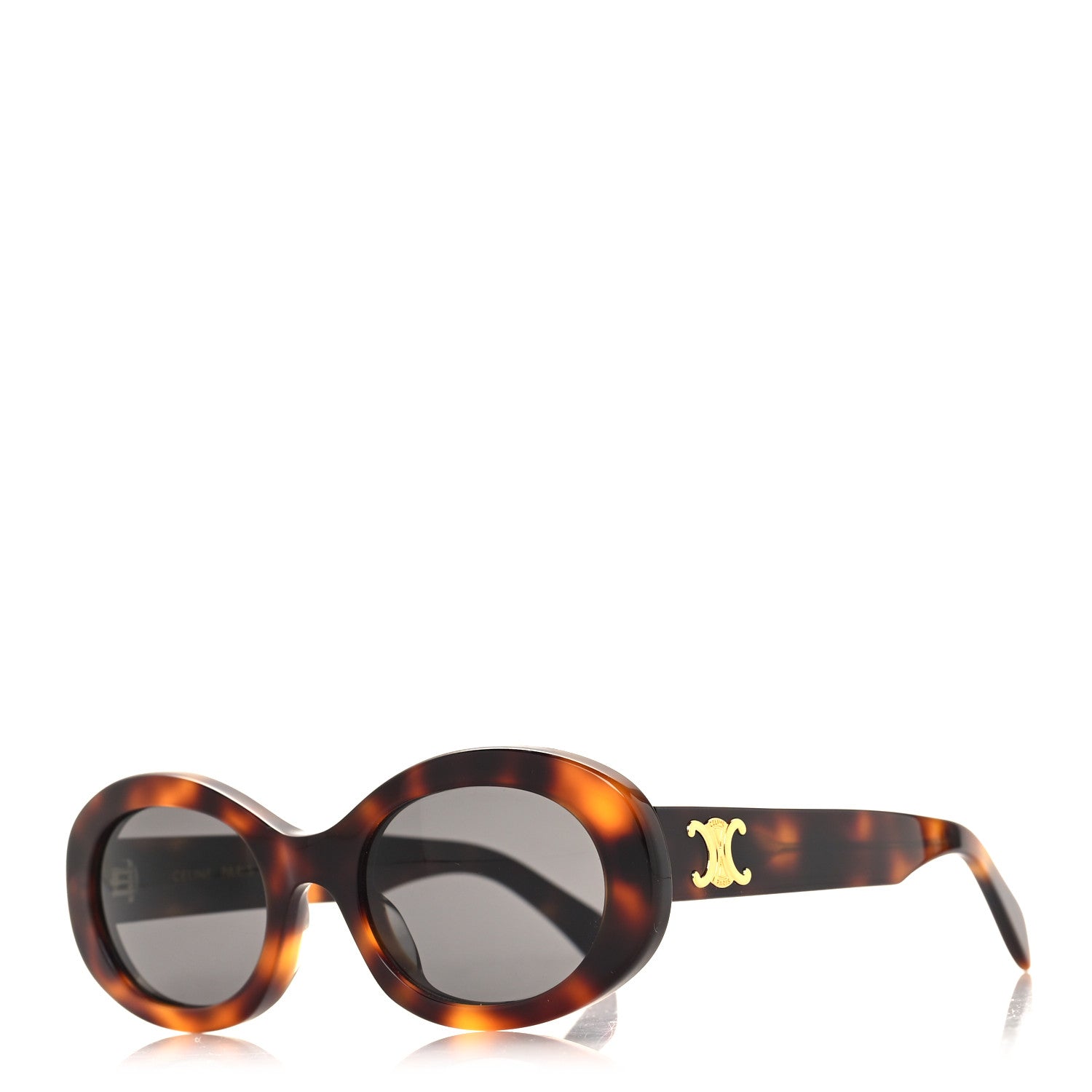 Celine Acetate Triomphe Sunglasses CL40194U Tortoise 1 of 7