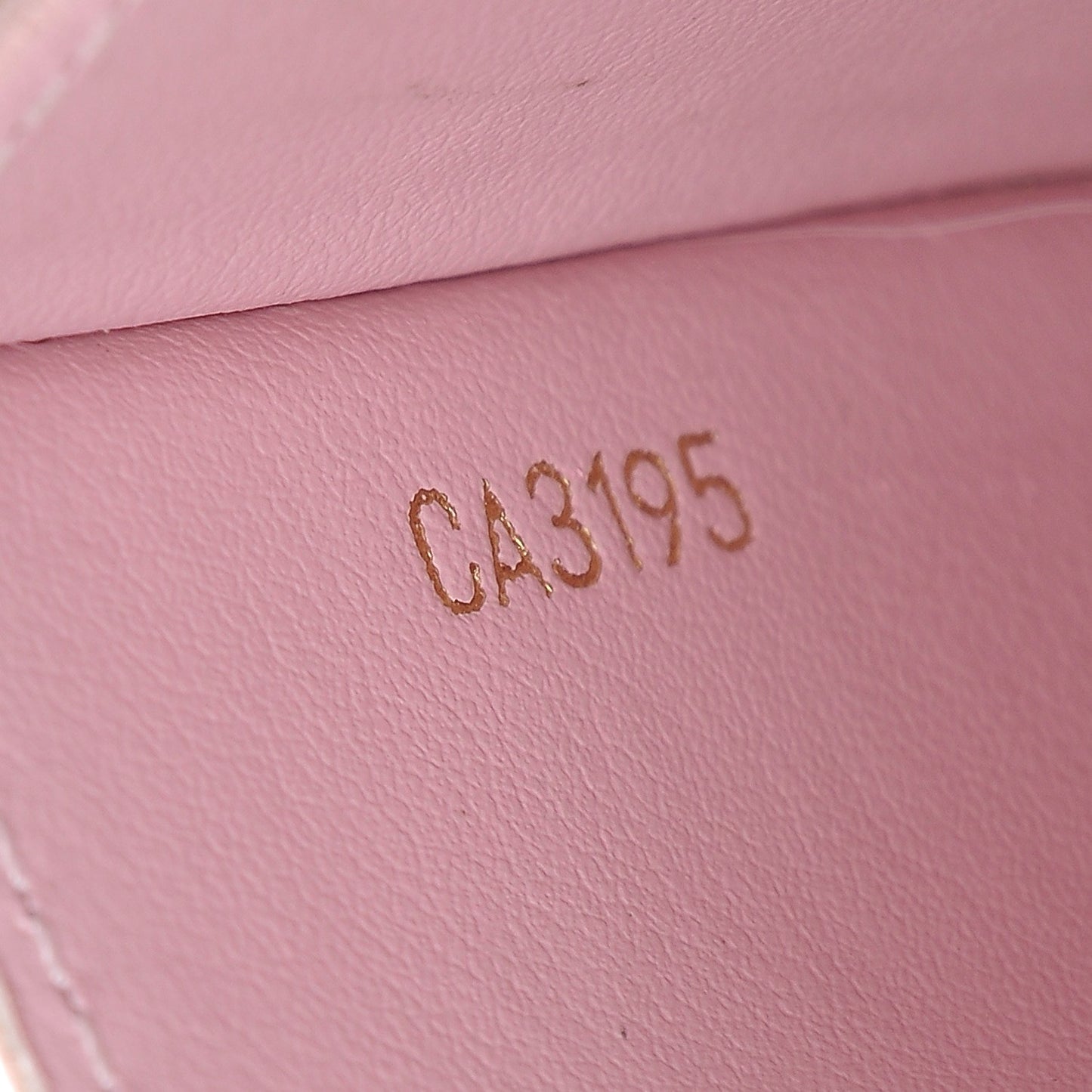 Damier Ebene Caissa Card Holder Rose Ballerine