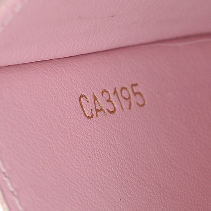 Louis Vuitton Damier Ebene Caissa Card Holder Rose Ballerine 7 of 7