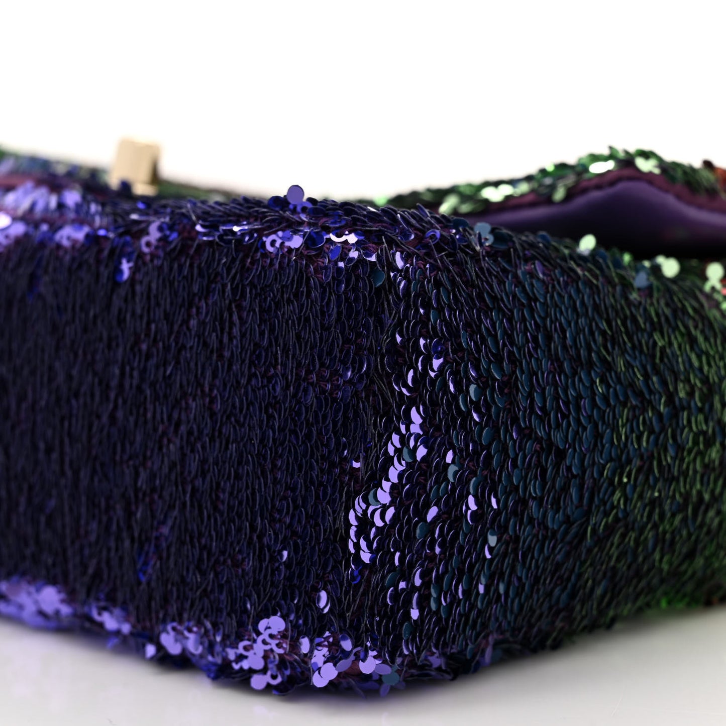 Gradient Sequin CC Small Single Flap Multicolor