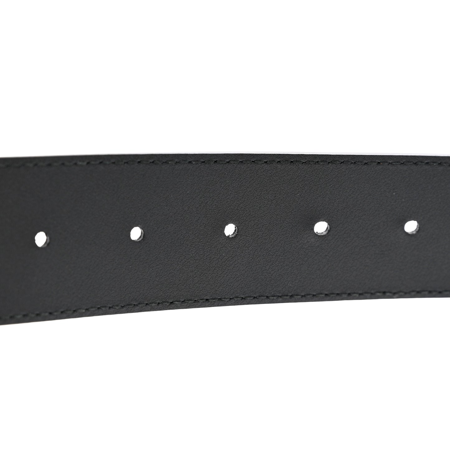 Textured Calfskin Double G 40mm Belt 85 34 Black