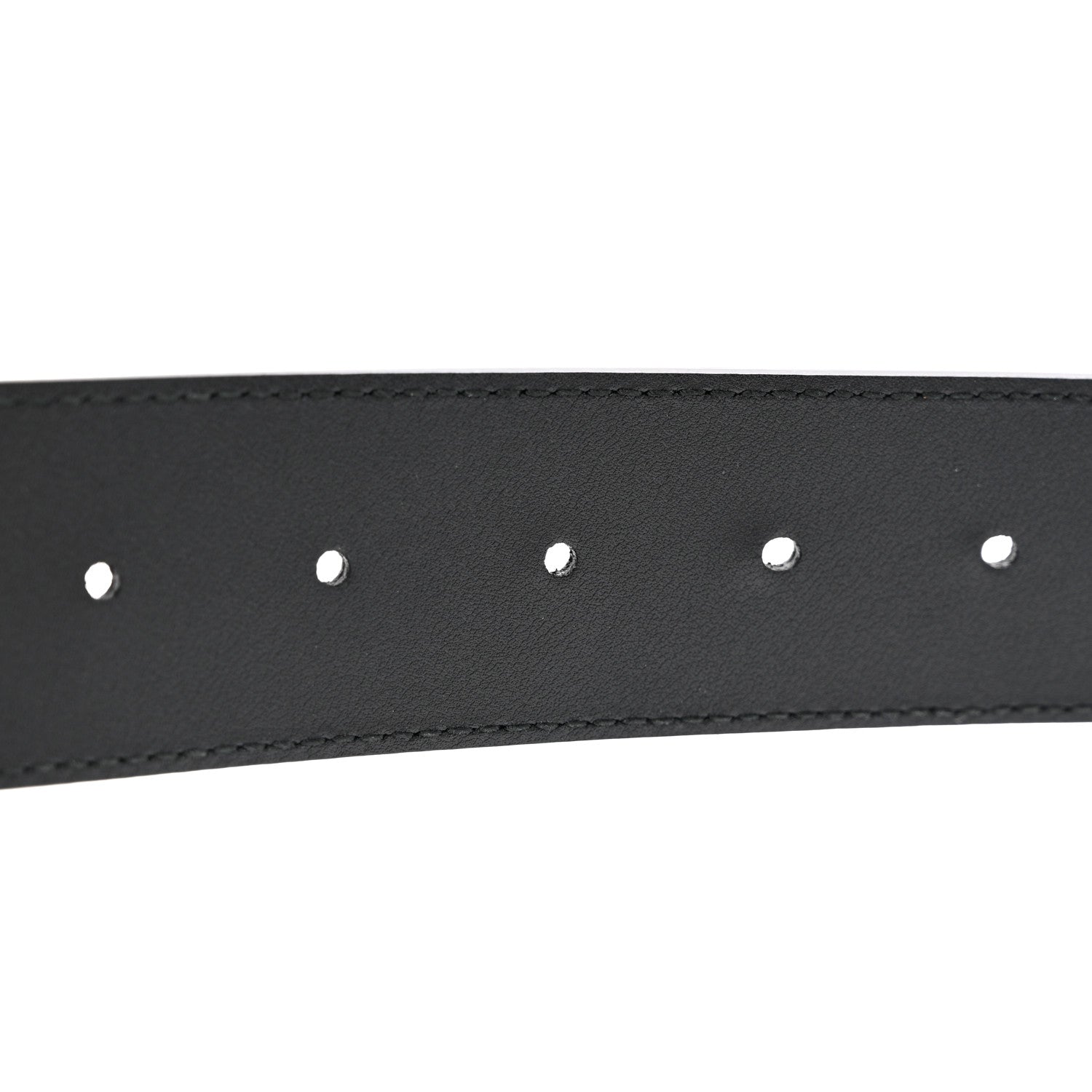 Gucci Textured Calfskin Double G 40mm Belt 85 34 Black 5 of 5