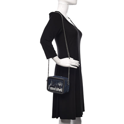 Stella McCartney Denim Love Falabella Crossbody Camera Bag Blue 2 of 10