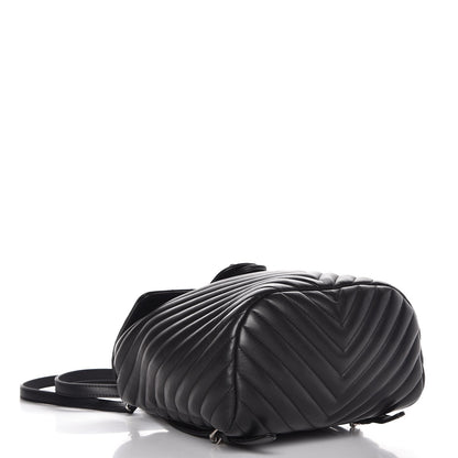 Chanel Lambskin Chevron Quilted Small Urban Spirit Backpack Black 4 of 7