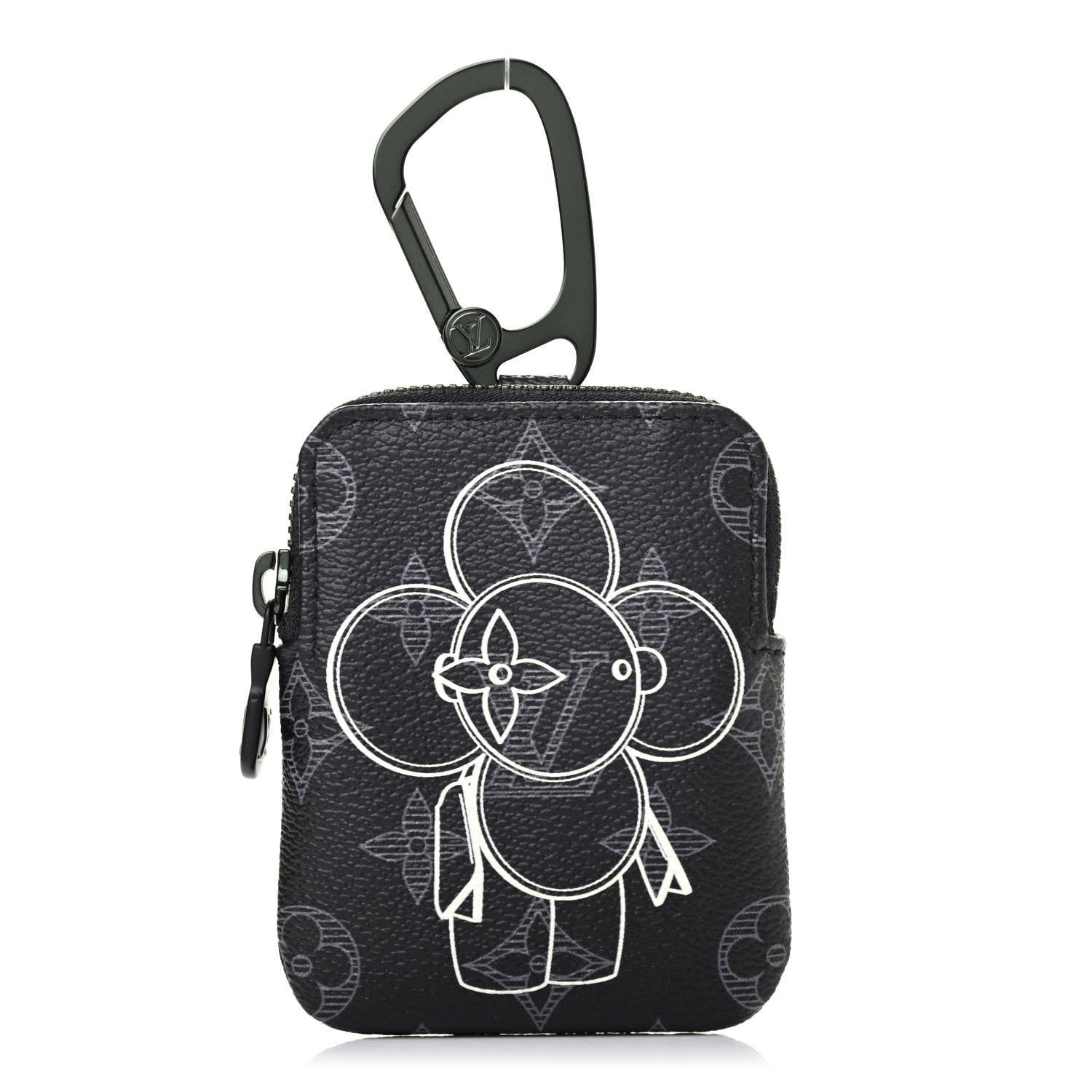 Louis Vuitton Monogram Eclipse Vivienne Zipper Key Ring 1 of 6
