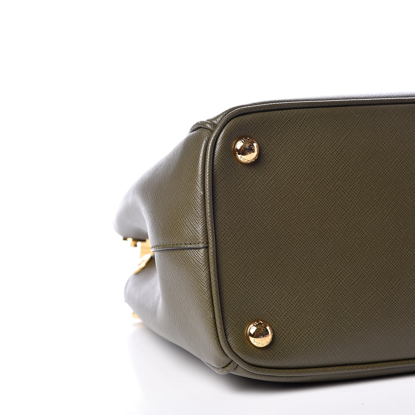 Saffiano Small Galleria Double Zip Tote Militare