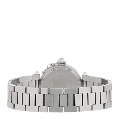 Cartier Stainless Steel 35mm Pasha C Big Date Automatic Watch Blue 3 of 4