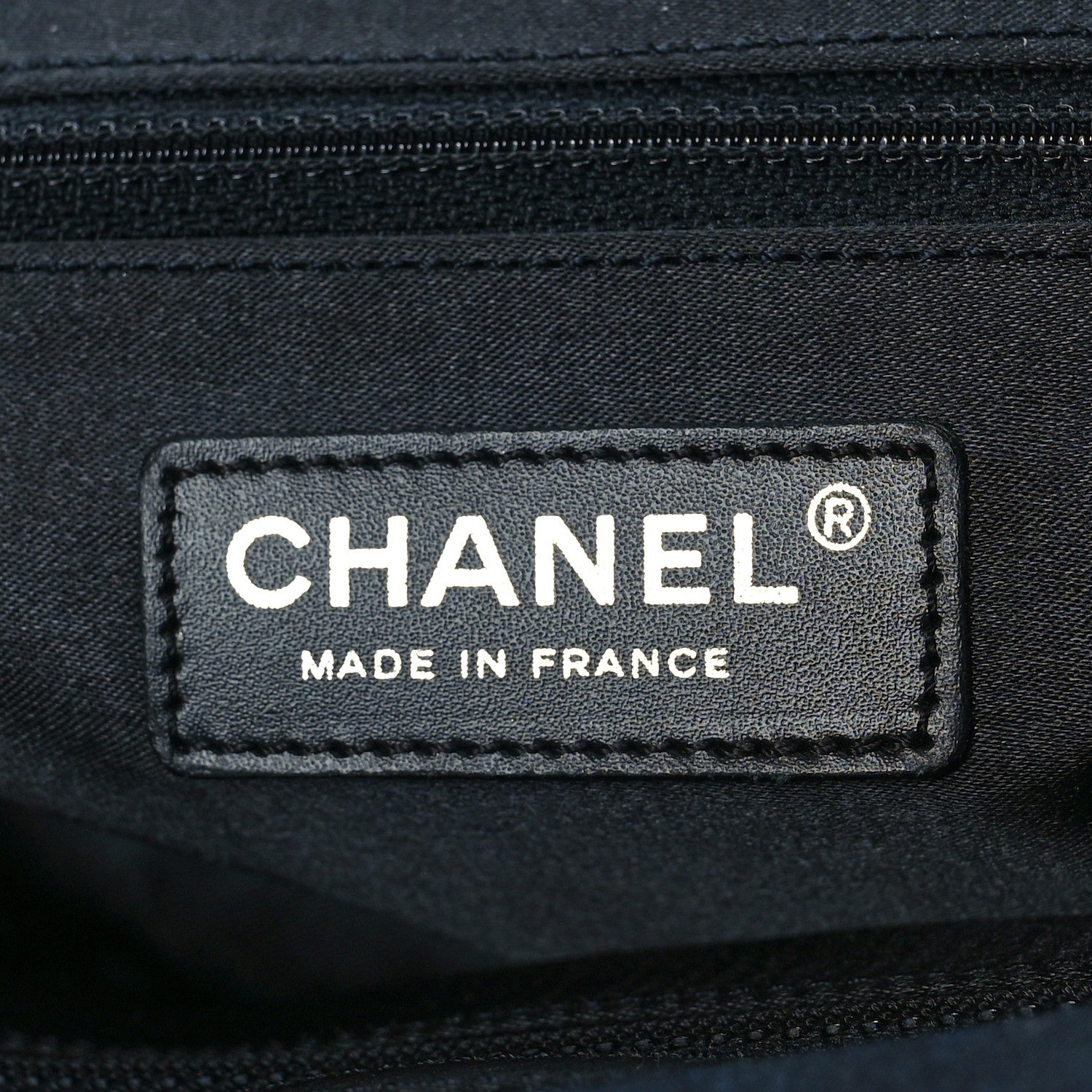 Chanel Canvas Coco Print Tote Black Multi 6 of 9