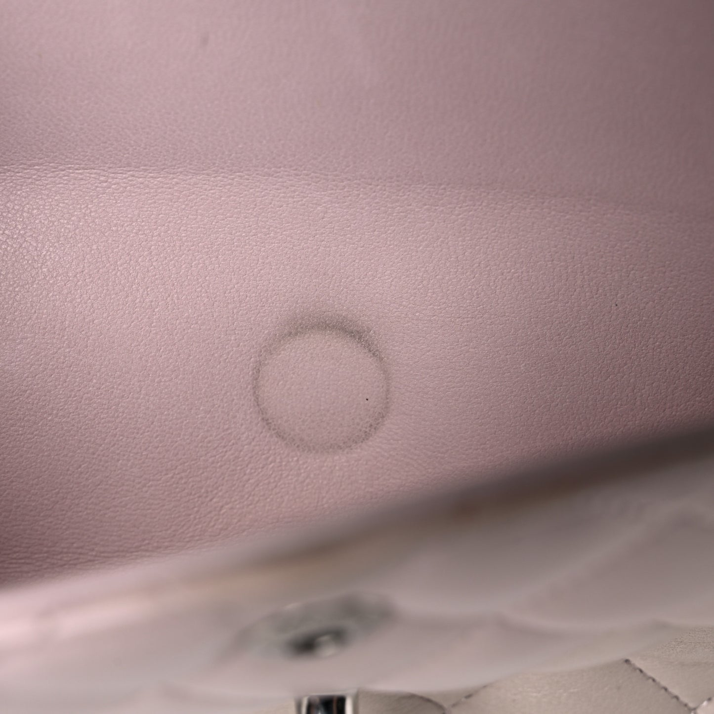 Lambskin Quilted Medium Double Flap Light Pink
