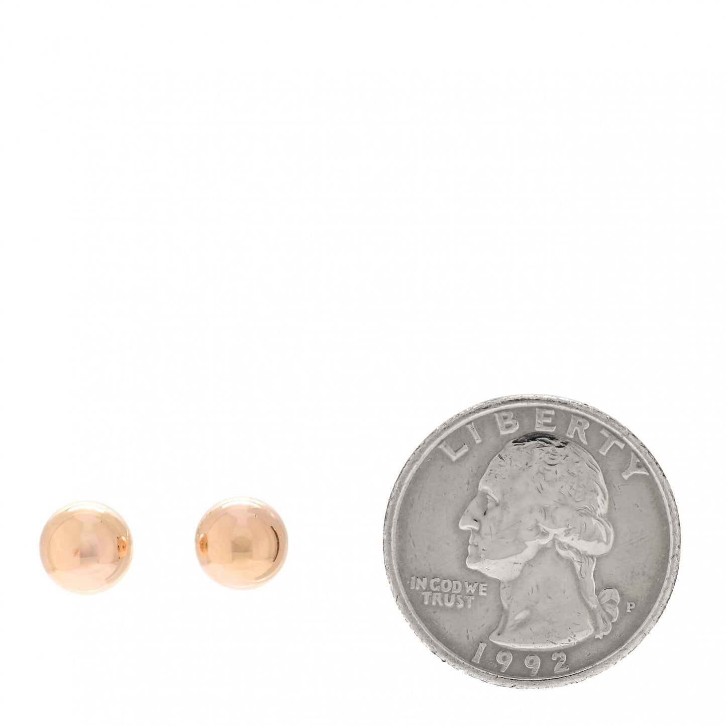 18K Rose Gold 8mm HardWear Ball Earrings