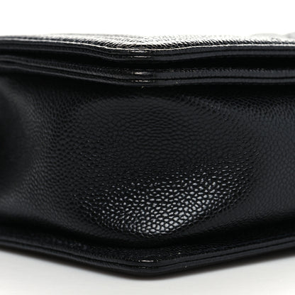 Chanel Caviar Quilted New Medium Boy Flap Black 9 of 11