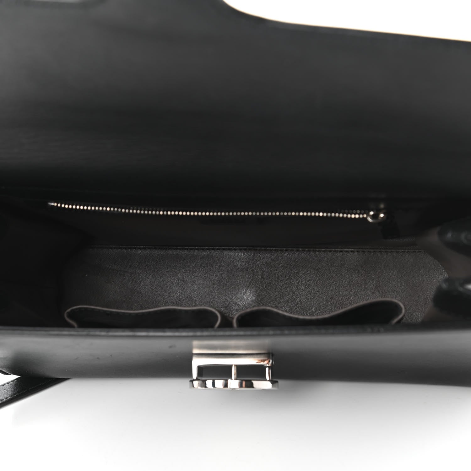 Gucci Moon Calfskin Medium Interlocking G Shoulder Bag Black 5 of 12