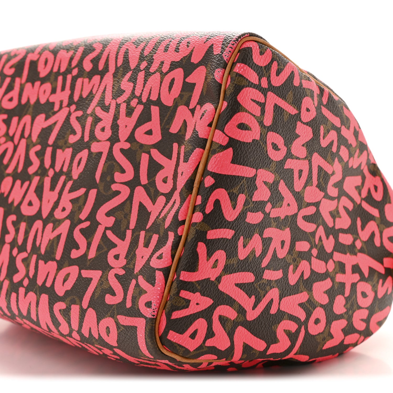 Louis Vuitton Monogram Graffiti Speedy 30 Fuchsia 9 of 14
