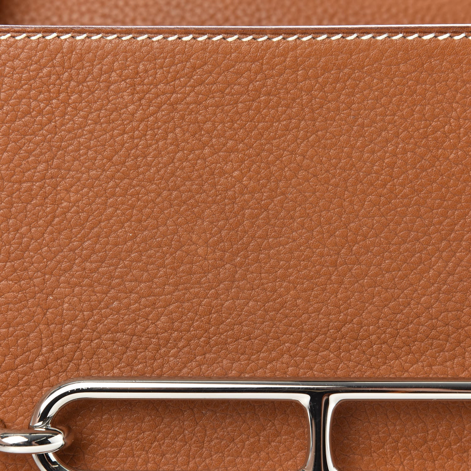 Hermes Barenia Faubourg Mini Sac Roulis Fauve 11 of 14