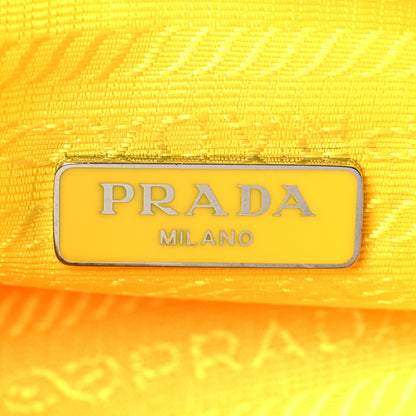 Prada Tessuto Nylon Saffiano Re-Edition 2005 Shoulder Bag Giallo 6 of 18