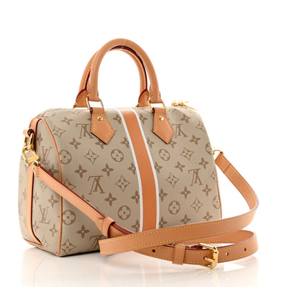 Louis Vuitton Monopaname Speedy Bandouliere 25 Beige Ocher 3 of 9