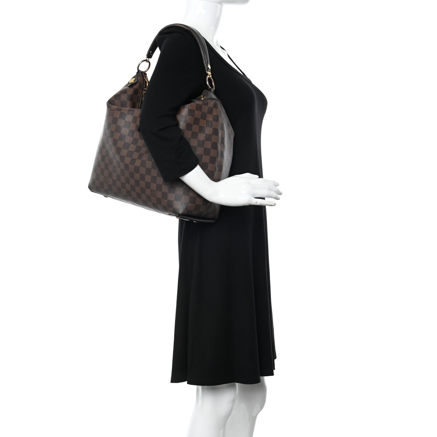 Louis Vuitton Damier Ebene Duomo Hobo 2 of 21