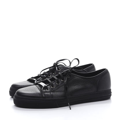Gucci Nappa Mens Low Top Sneakers 9 Black 3 of 8