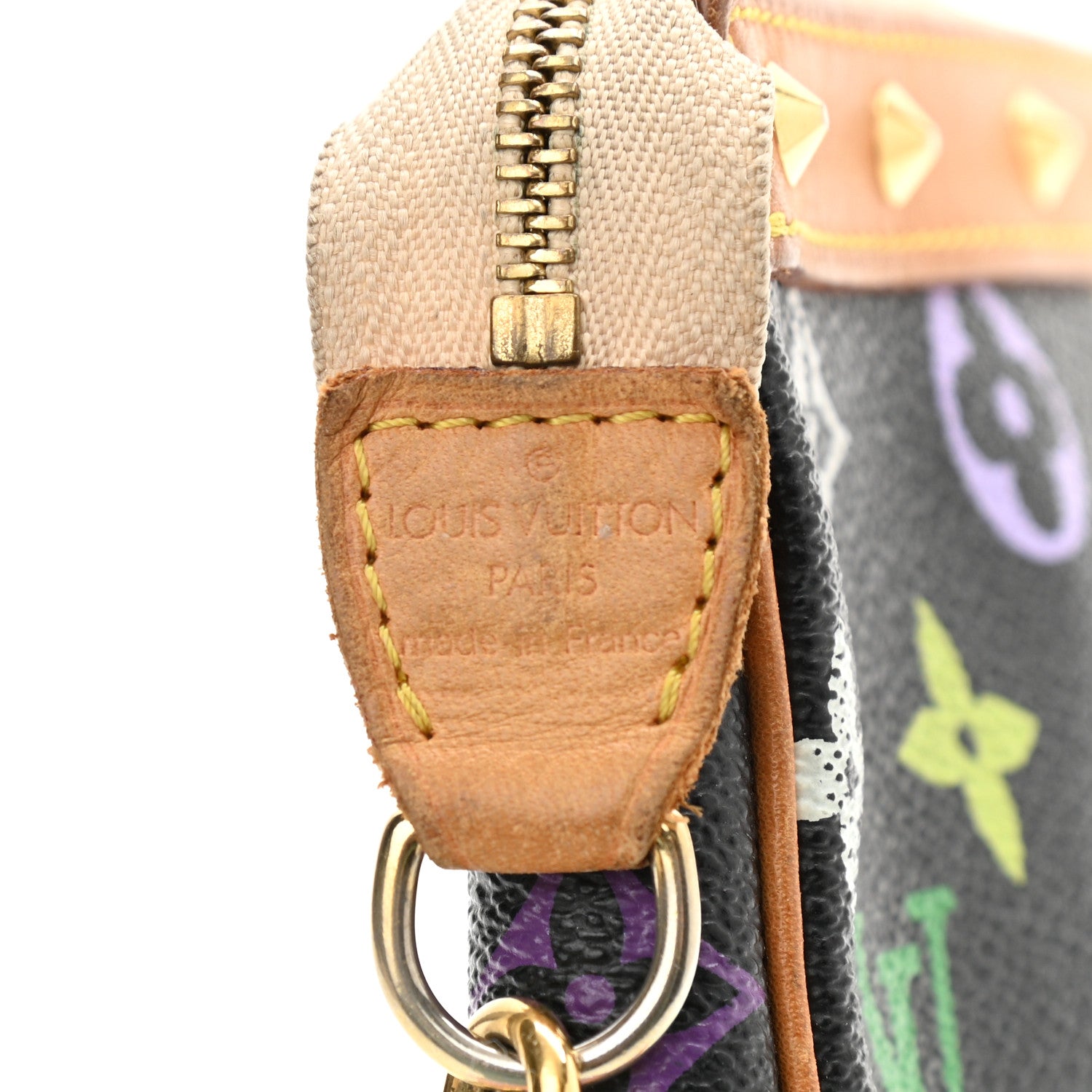 Louis Vuitton Monogram Multicolor Pochette Accessories Black 7 of 14