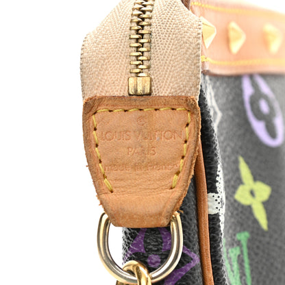 Louis Vuitton Monogram Multicolor Pochette Accessories Black 7 of 14