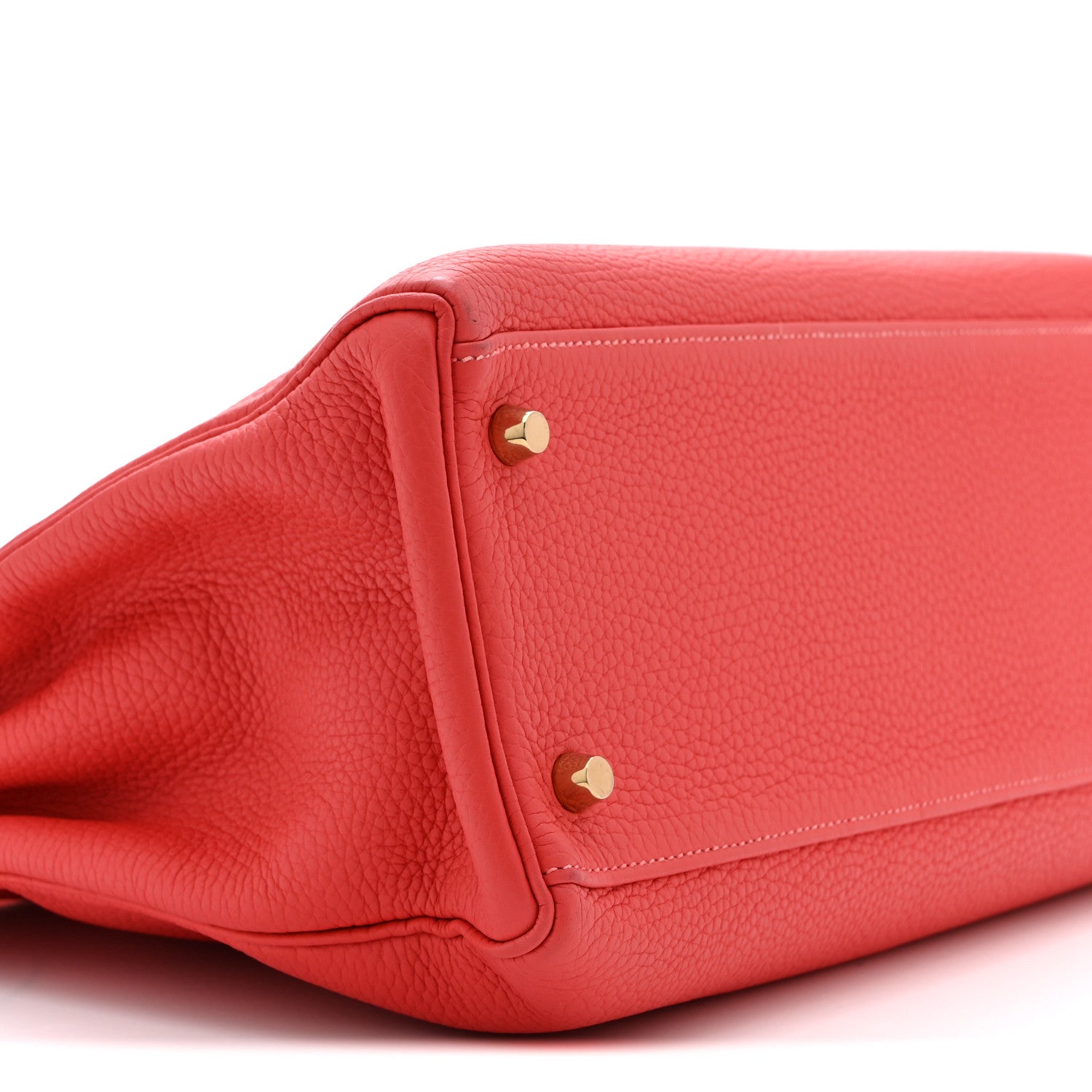Hermes Togo Kelly Retourne 32 Rouge Pivoine 9 of 10