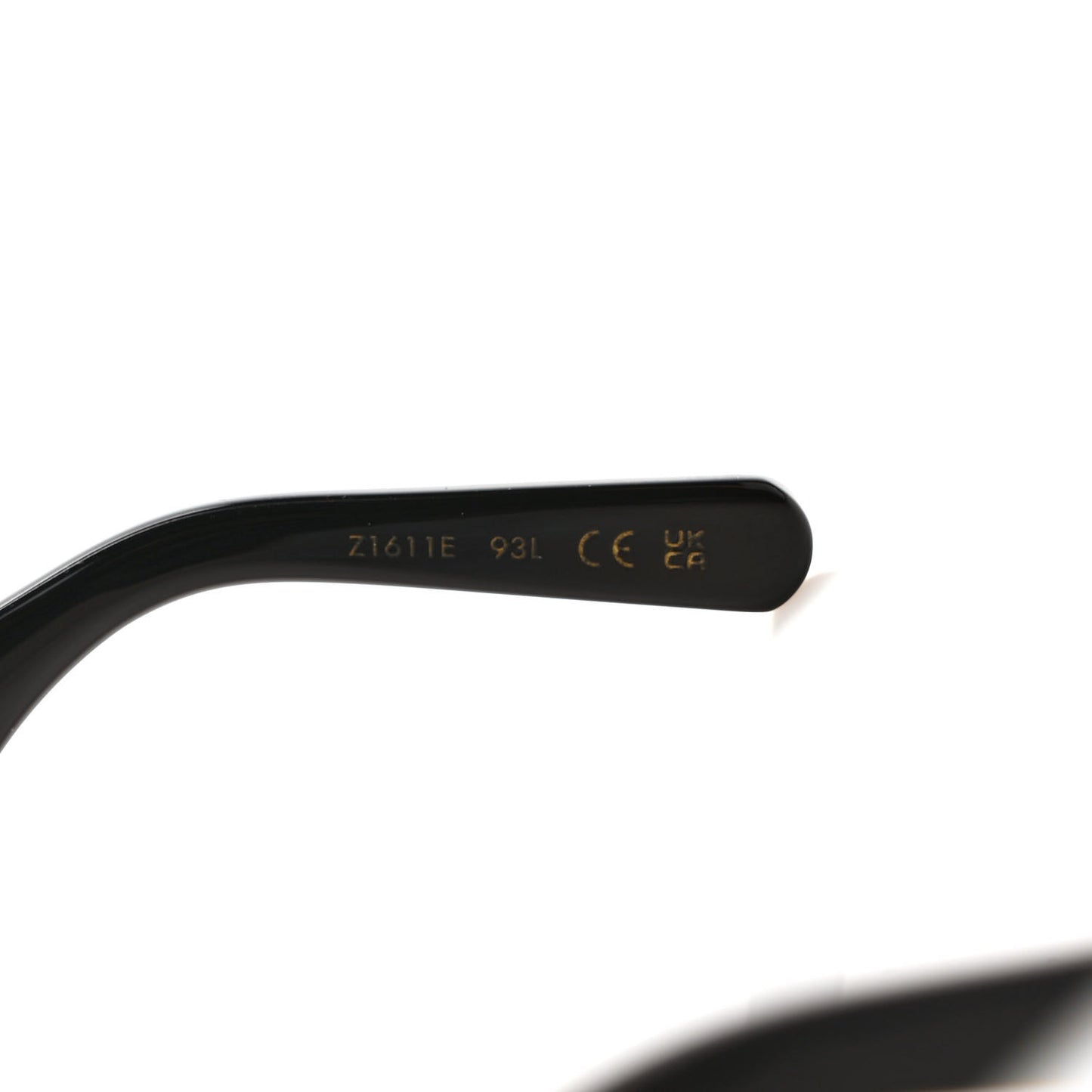 Acetate LV Empreinte Square Sunglasses Z1611E Black