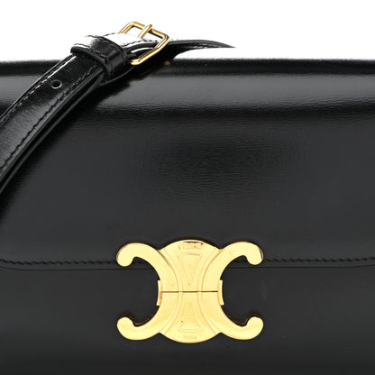 Celine Shiny Calfskin Teen Triomphe Black 7 of 11