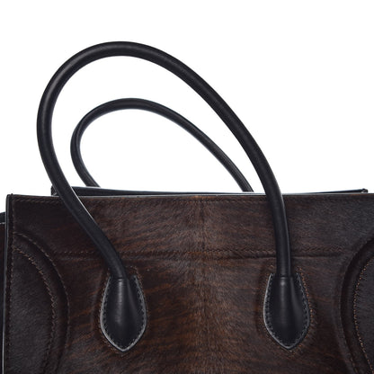 Celine Shaded Pony Hair Calfskin Medium Phantom Luggage Brown 10 of 13