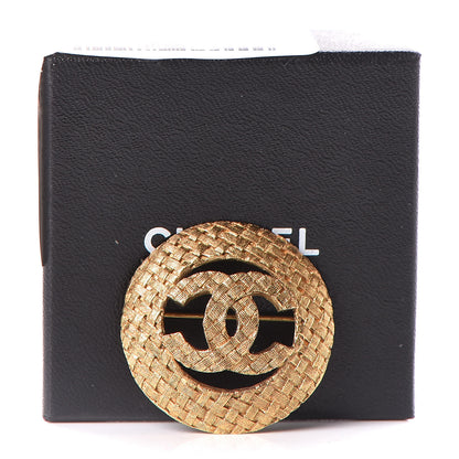 Chanel CC Brooch Gold 5 of 5