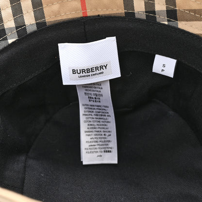 Burberry Technical Cotton Vintage Check Bucket Hat S Archive Beige 8 of 8